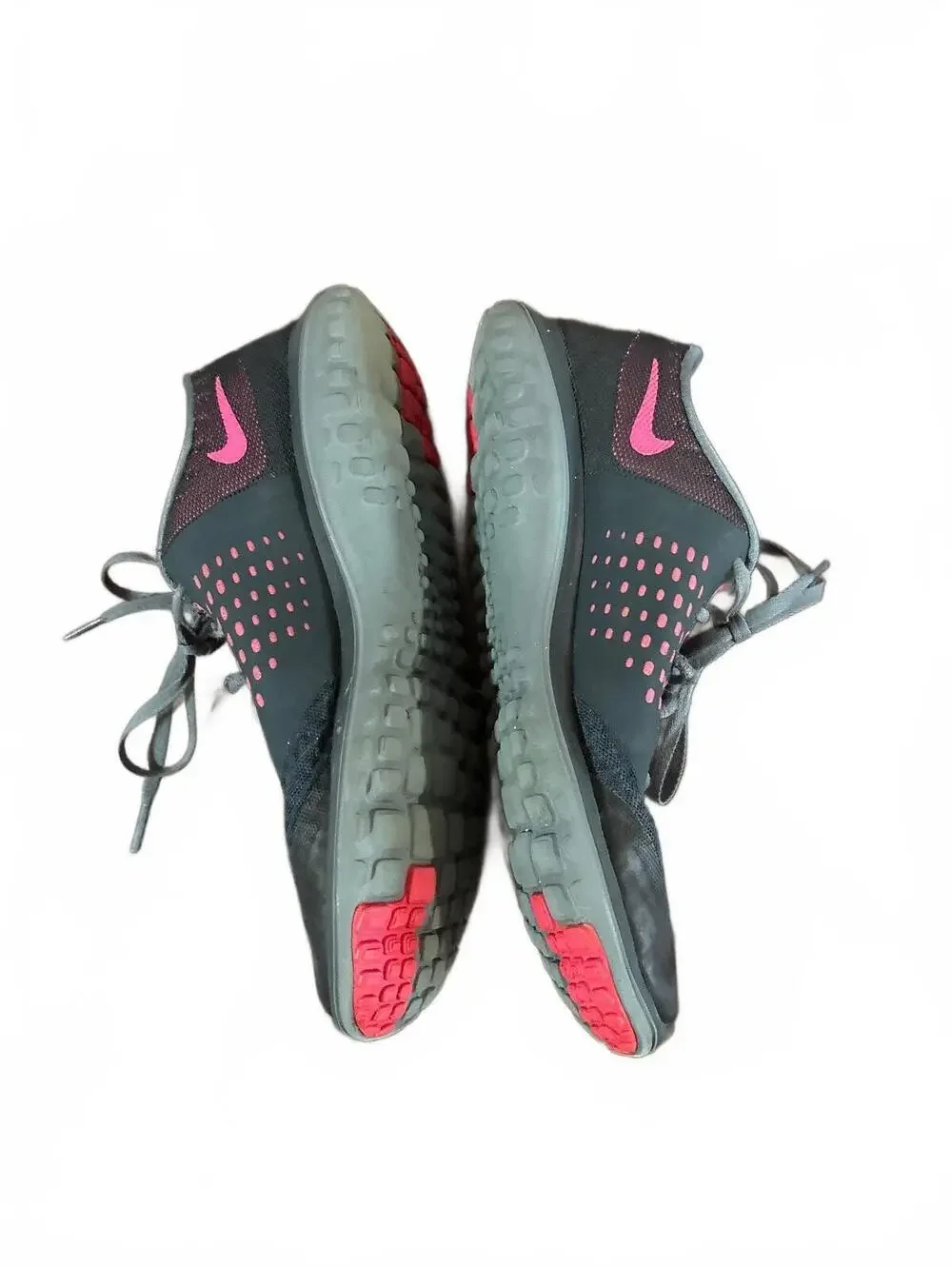 Nike FS Lite Run 2 Women's 684667-005 Grey Pink Running Shoes Size 7.5